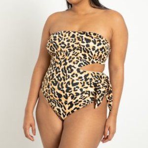 Eloquii Side Tie Swimsuit